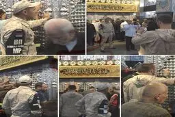 عکس عرض احترام سربازان روسی به ساحت مقدس حضرت زینب