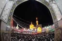 جشن میلاد امام رضا(ع) در مشهد