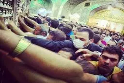 احسان علیخانی در حرم امام رضا (ع)/عکس