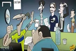 کاریکاتور/ فیلم سازی فوتبالیست مشهور!