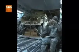 فیلمی جالب از پرتاب خودرو از هواپیمای ترابری