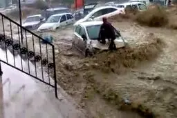 بلا و خسارتی که سیل بر سر پایتخت ترکیه آورد/ این تصاویر را ببینید
