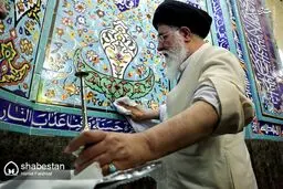آیت الله علم الهدی در آیین غبارروبی مساجد/عکس