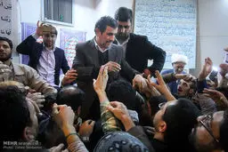 مجلس ترحیم والده محمود احمدی‌نژاد/تصاویر