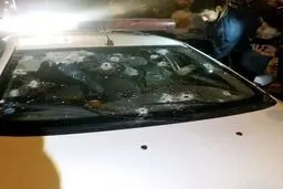 تیراندازی مرگبار به خودروی ماموران خوزستانی/ عکس
