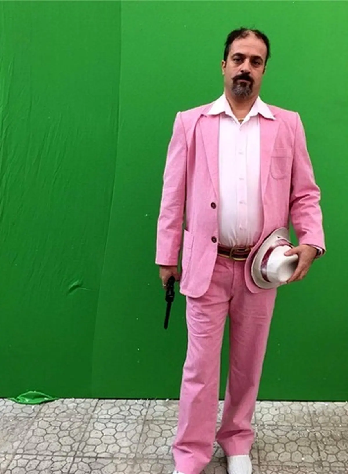 عکس/ گریم جالب احمد مهرانفر در سریال ابله