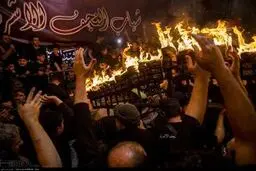 تصاویری دیدنی از «مشعل گردانی» عراقی های مقیم تهران