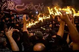 تصاویری دیدنی از «مشعل گردانی» عراقی های مقیم تهران