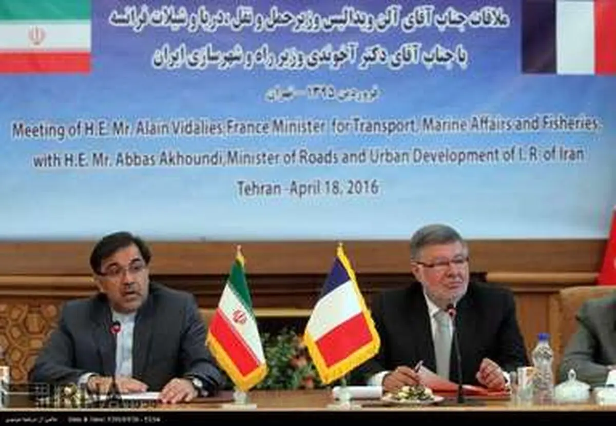 دیدار وزیر حمل و نقل فرانسه با وزیر راه و شهرسازی/ تصاویر