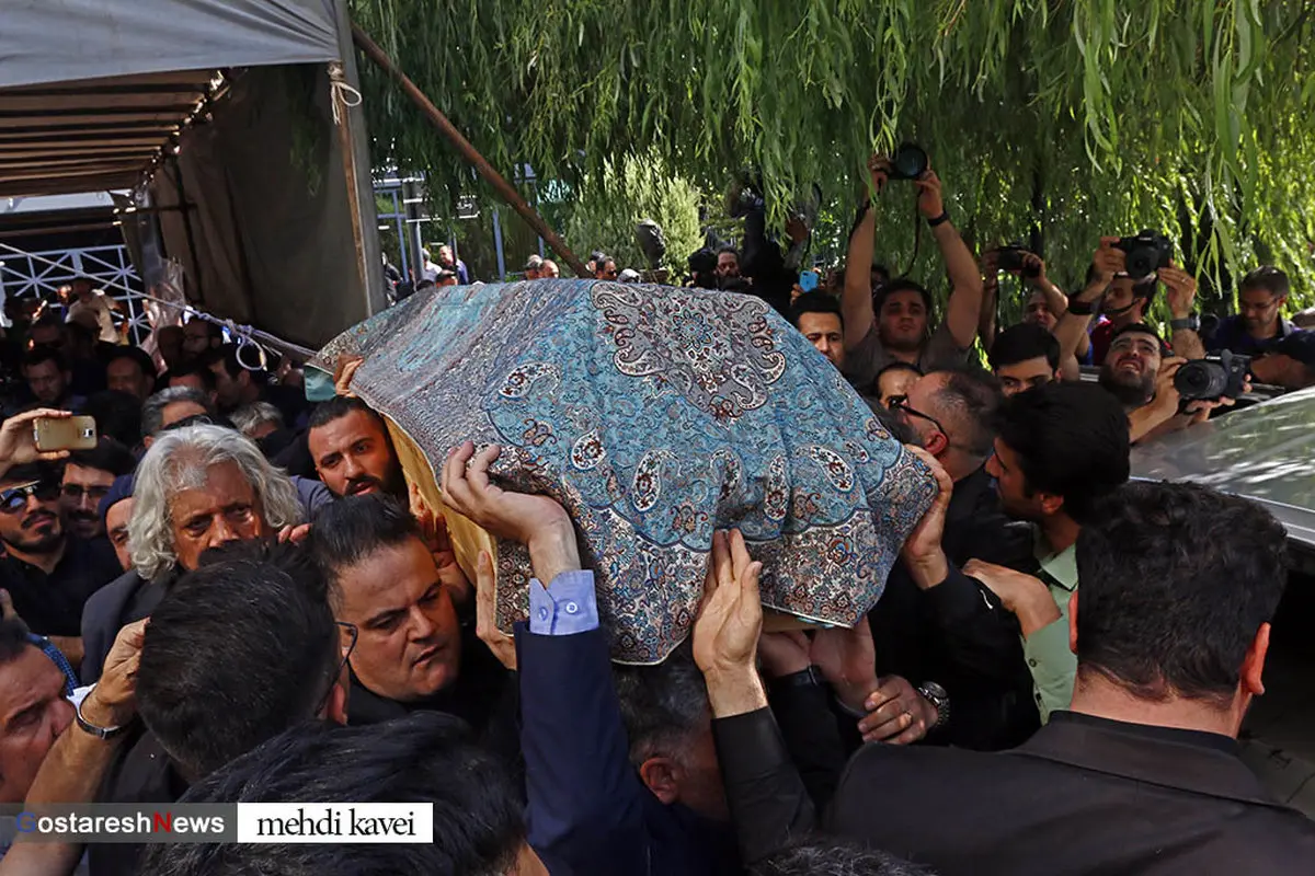 بدرقه پر شور آقای بازیگر/ تصاویر