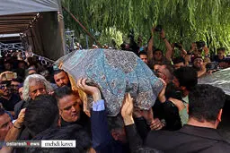 بدرقه پر شور آقای بازیگر/ تصاویر