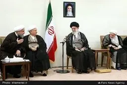 دیدار ‫رئیس و اعضای مجلس خبرگان با رهبر معظم انقلاب/تصاویر