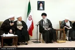 دیدار ‫رئیس و اعضای مجلس خبرگان با رهبر معظم انقلاب/تصاویر