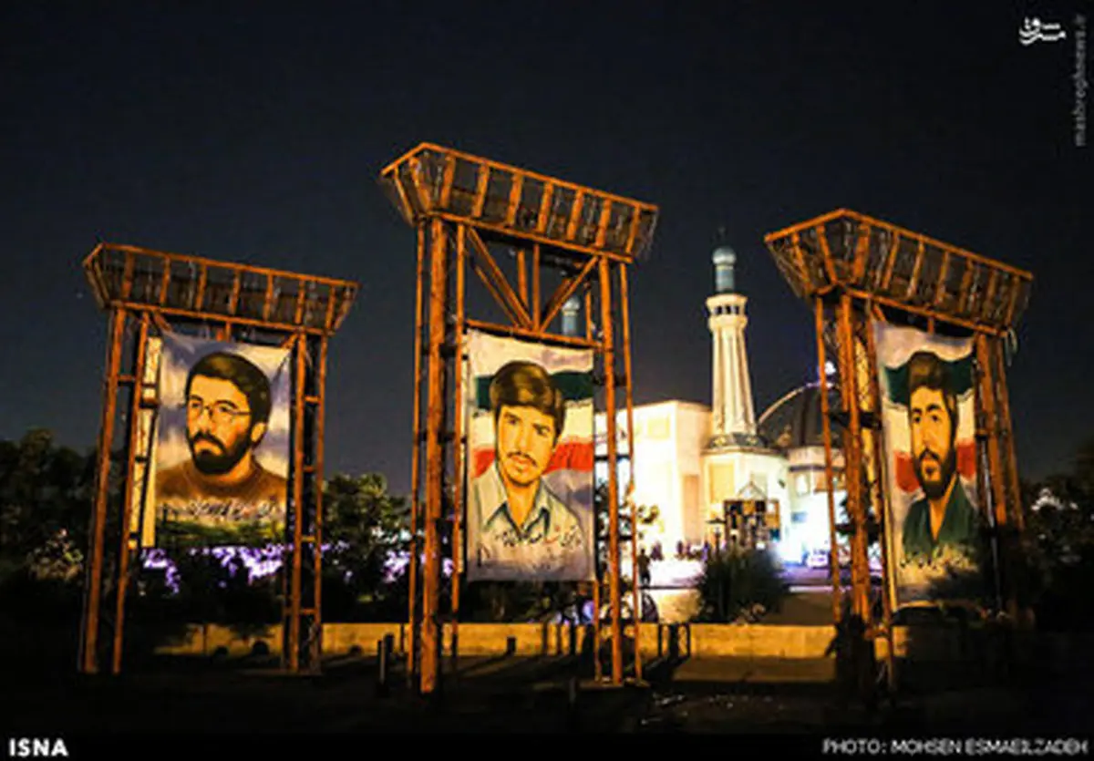 وداع با شهدای مدافع حرم در دانشگاه فردوسی مشهد/ تصاویر