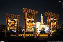 وداع با شهدای مدافع حرم در دانشگاه فردوسی مشهد/ تصاویر