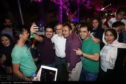 حسین فریدون در جشن پیروزی حسن روحانی/عکس