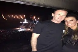 عکس/ وین‌ رونی و همسرش در کنسرت موسیقی