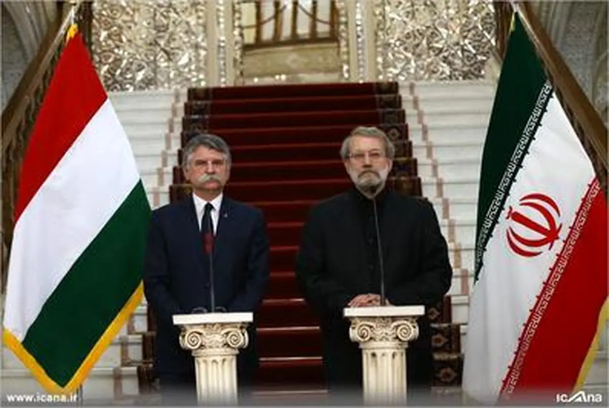 حواشی دیدار لاریجانی و همتای مجارستانی اش/تصاویر