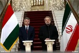 حواشی دیدار لاریجانی و همتای مجارستانی اش/تصاویر