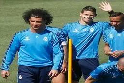 ظاهر جدید رونالدو در تمرین رئال!/ عکس