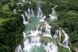 نمایی زیبا از آبشار زیبای دیتاین / عکس