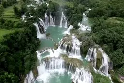 نمایی زیبا از آبشار زیبای دیتاین / عکس