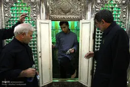 همایش شب شعر و غبار روبی حرم مطهر حضرت عبدالعظیم الحسنی (ع)/تصاویر