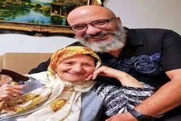 عکس مادر و پسری امیر جعفری