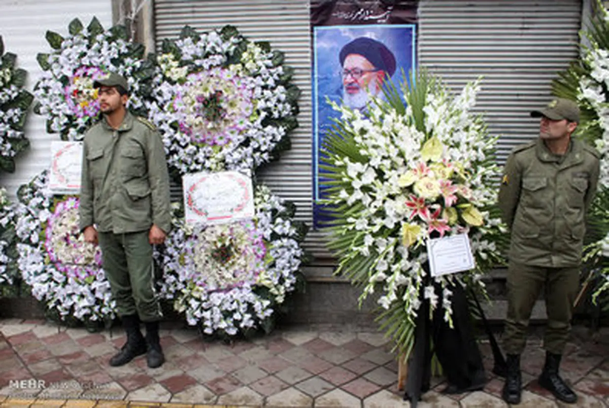 مجلس ترحیم مرحوم آیت الله سید علی غیوری/ تصاویر