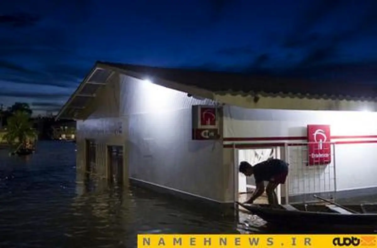 گرفتاری 150 هزار نفر در سیل برزیل+تصاویر