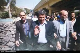 ورود مهدی هاشمی به زندان اوین/عکس