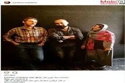 تیپ متفاوت پانته آ مهدی نیا به همراه دوستانش در تمرین تئاتر/ عکس