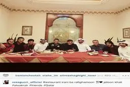 عکس/ قوچان‌نژاد در رستوران ایرانی!