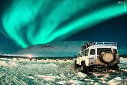 نمای زیبا از شفق قطبی/عکس