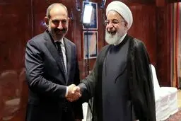 روحانی در دیدار نخست وزیر ارمنستان مطرح کرد: اتصال خلیج فارس به دریای سیاه