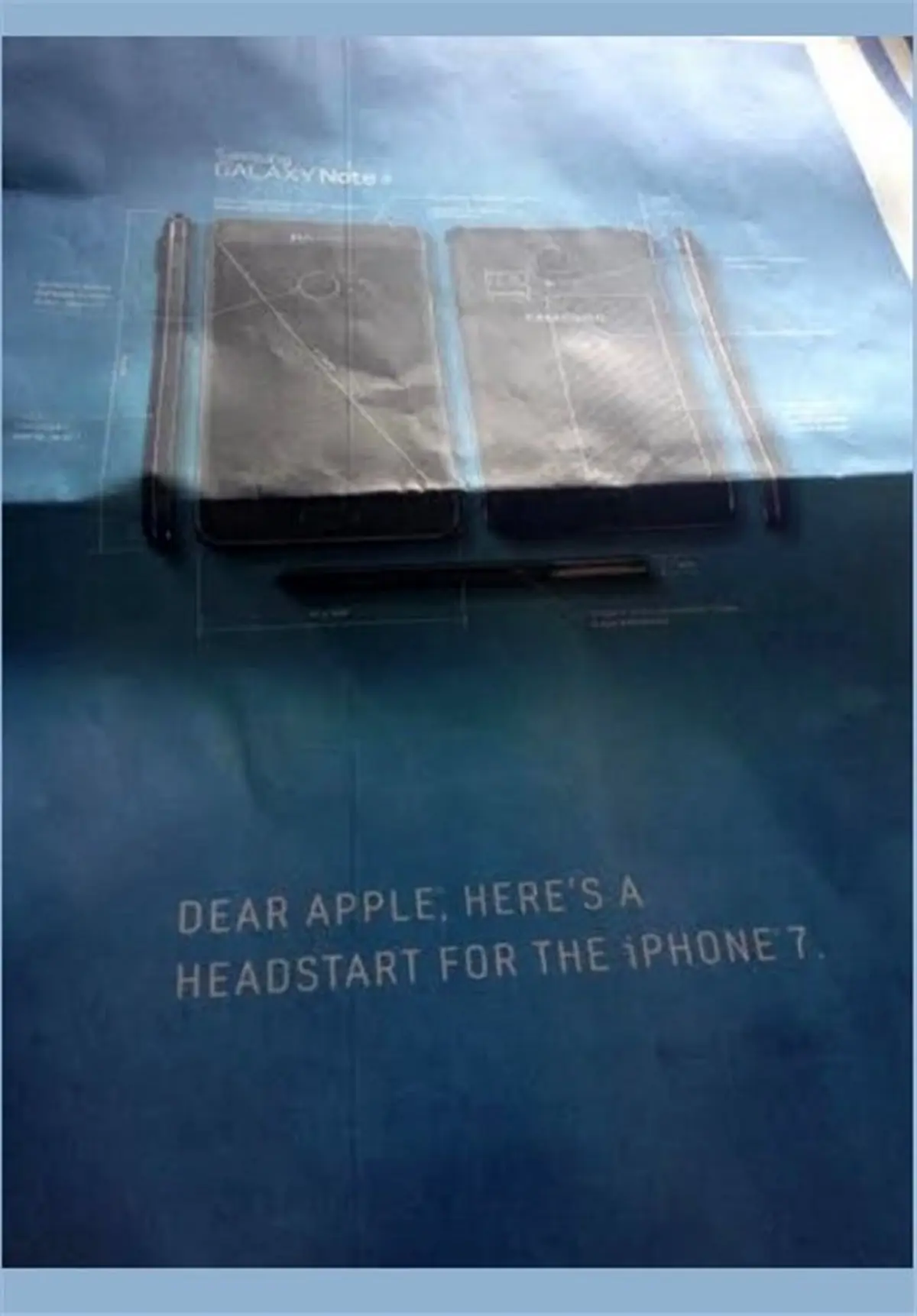 سامسونگ، اپل را دست انداخت/ عکس