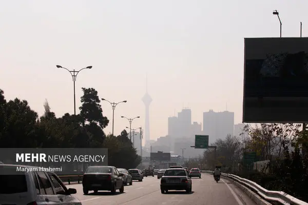 شاخص آلودگی هوای تهران در روز تعطیل هم به ۱۹۹ رسید