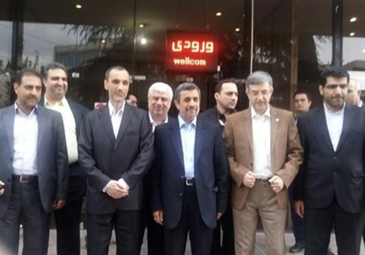 احمدی نژاد، بقایی و مشایی در وزارت کشور/تصاویر