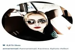 سلفی تازه آنا نعمتی/عکس