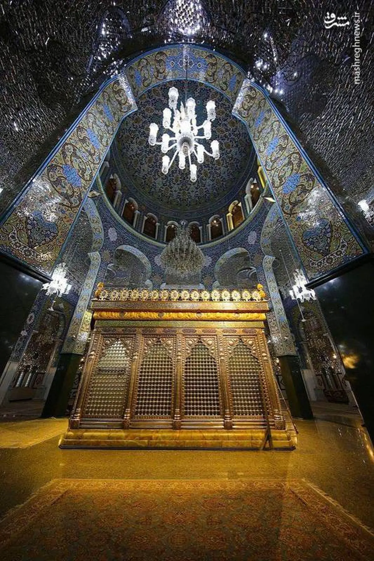 تصویری زیبا از مرقد مطهر حضرت زینب