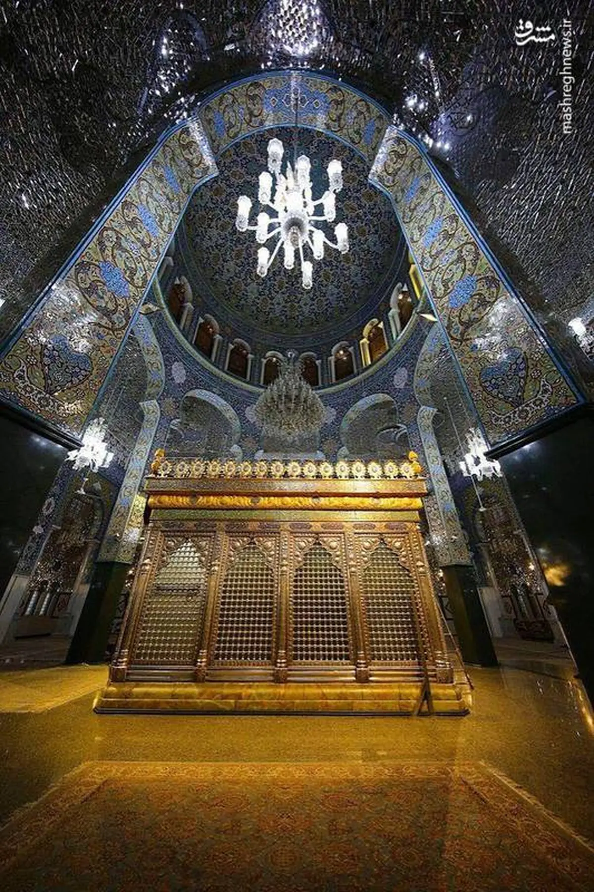 تصویری زیبا از مرقد مطهر حضرت زینب