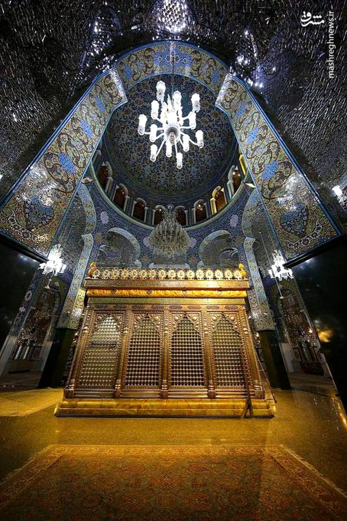 تصویری زیبا از مرقد مطهر حضرت زینب
