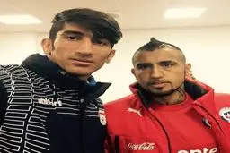 ملی پوش دو آتشه استقلالی در کنار ستاره یوونتوس +عکس