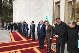 تصاویر حضور ظریف در مراسم استقبال از نخست وزیر ارمنستان/تصاویر