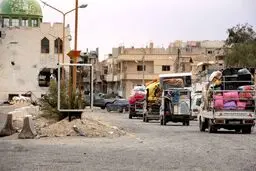 بازگشت شهروندان سوری به تدمر/عکس