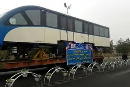 حادثه عجیب برای واگن های تازه ترخیص مونوریل قم/ تصاویر
