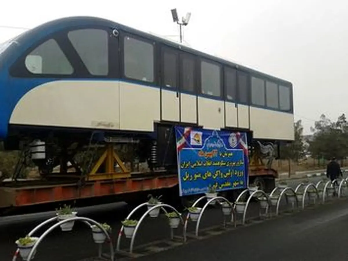 حادثه عجیب برای واگن های تازه ترخیص مونوریل قم/ تصاویر