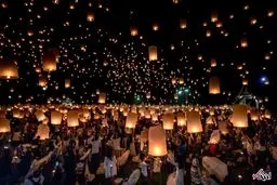 عکسی خارق‌العاده از جشنواره نور در تایلند