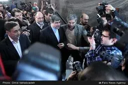 حاشیه های تصویری افتتاحیه نمایشگاه مطبوعات با حضور لاریجانی
