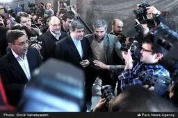 حاشیه های تصویری افتتاحیه نمایشگاه مطبوعات با حضور لاریجانی